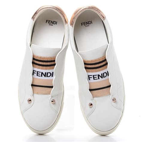 fendi rockoclick slip on sneaker|vitello lurex rockoclick slip.